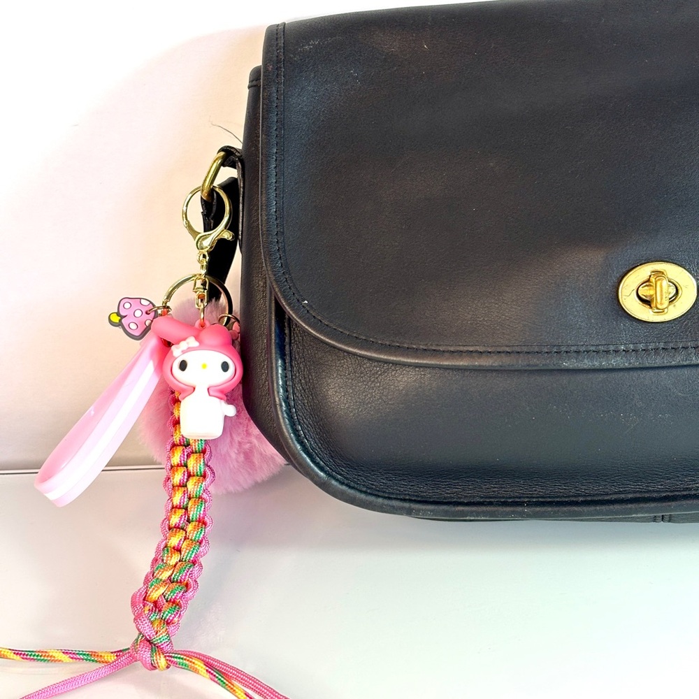 My Melody Miu Miu Style Keyfob | Jane Burkinfy paracord handmade Sanrio HK - Picture 1 of 3
